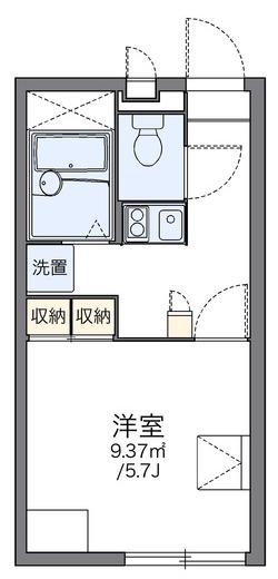 レオパレスT I(1K/2階)の間取り写真