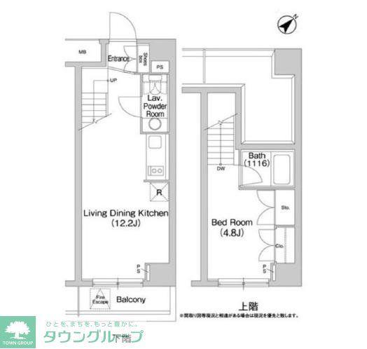 コンフォリア豊洲(1LDK/8階)の間取り写真