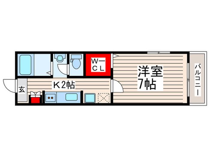 RIVIERE(1K/3階)の間取り写真