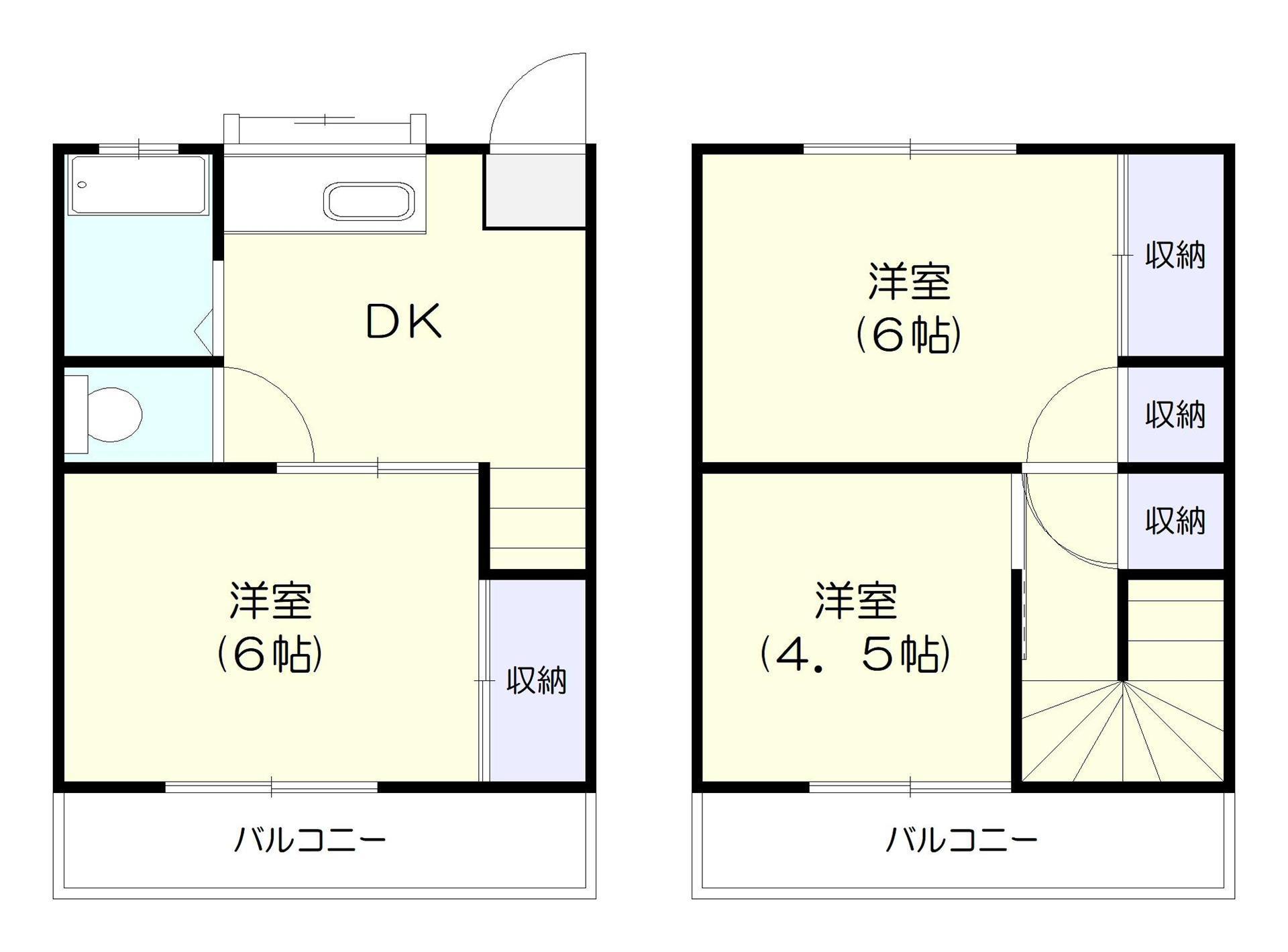 ドリーム神栖(3DK/1階)の間取り写真