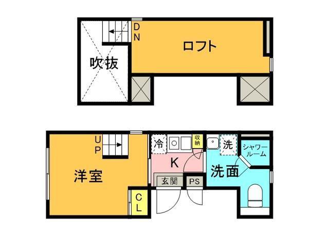 レイアス神田神保町(ワンルーム/5階)の間取り写真