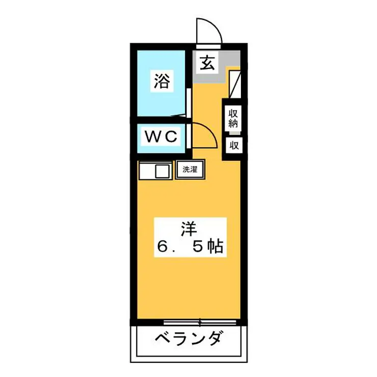 リリカル戸塚 1階階 間取り