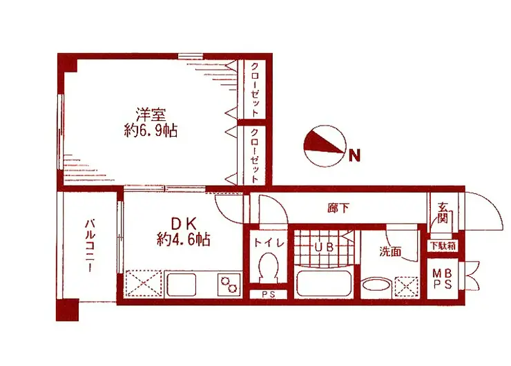 ベルフィオーレ日吉 2階階 間取り