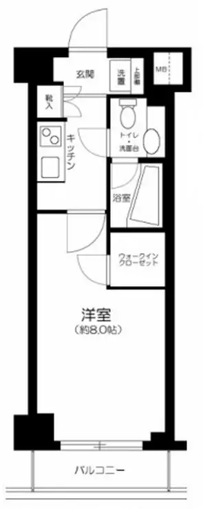 グロース錦糸町ミルーナヒルズ 4階階 間取り