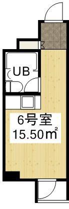 リアライズ福山(ワンルーム/3階)の間取り写真
