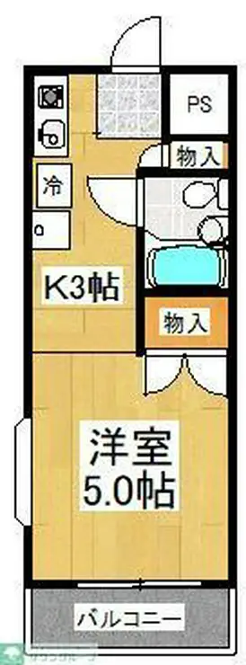 向ヶ丘ヒルズ 3階階 間取り