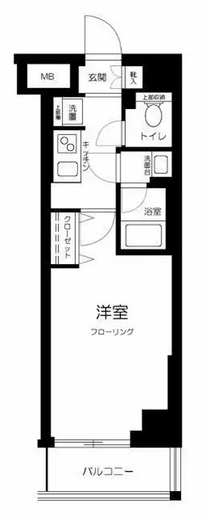 スカイコート中野沼袋 5階階 間取り