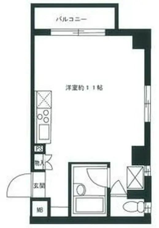 グランレイム目黒 4階階 間取り
