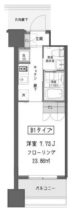 ガーデン蒲田 4階階 間取り