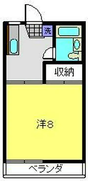 荒川ハイツ 2階階 間取り