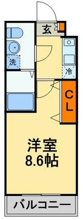 ププレ津田沼 1階階 間取り