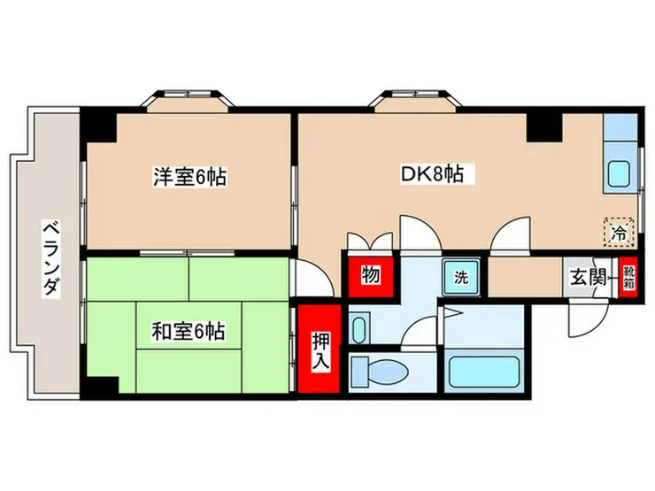 ファミネス上台 3階階 間取り