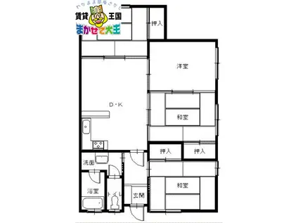 メディカル葉山(4LDK/5階)の間取り写真
