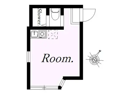 ユナイト星川メリルボーン(ワンルーム/1階)の間取り写真