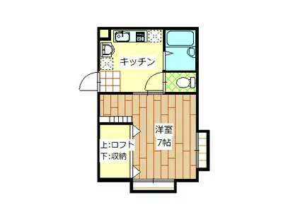 GREAT MAROSTICA(1K/1階)の間取り写真