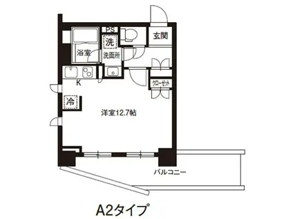 レジディア御茶ノ水(ワンルーム/8階)の間取り写真