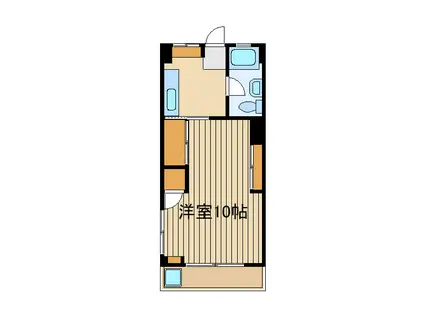 みつるマンション(1K/3階)の間取り写真