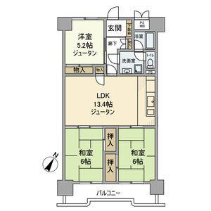 シティコープ豊洲(3LDK/5階)の間取り写真