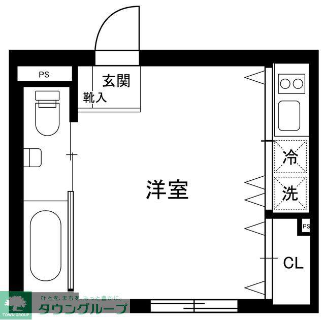 BCASA TSURUMI(ワンルーム/1階)の間取り写真