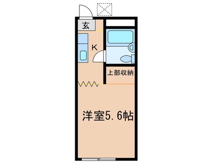 コーポステラ(ワンルーム/1階)の間取り写真