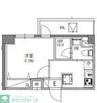 S-RESIDENCE行徳(1K/4階)の間取り写真