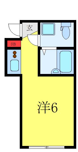 N-RESIDENCE(ワンルーム/3階)の間取り写真