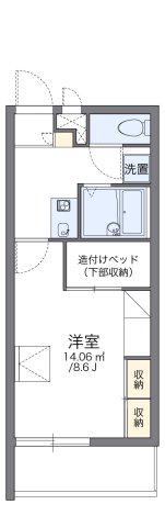 レオパレスフォレスト錦(1K/2階)の間取り写真
