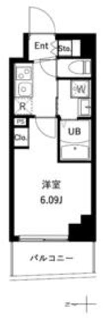 アーバンパーク川口並木(1K/5階)の間取り写真
