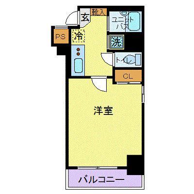 スカイコート神田第3(1K/12階)の間取り写真