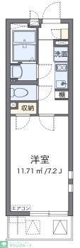 クレイノトルース V(1K/3階)の間取り写真