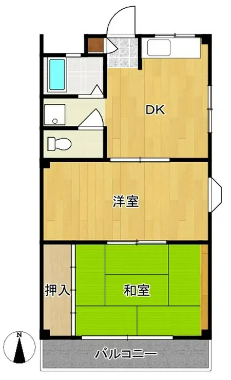 まるめハイツ 3階階 間取り