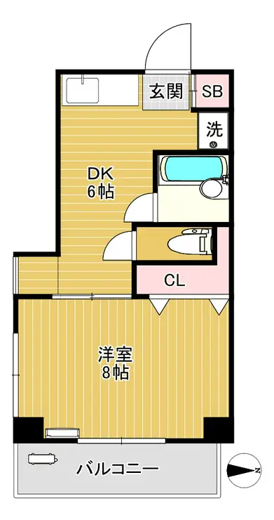 セントラル新宿公園 7階階 間取り