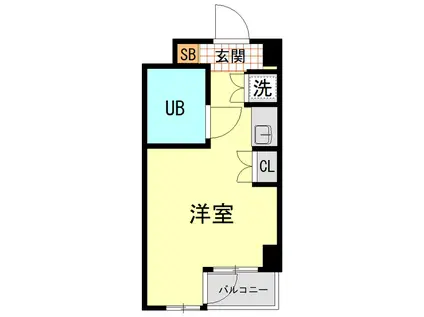 ワコーレ青砥(ワンルーム/2階)の間取り写真