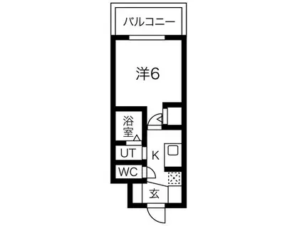 エステムコート名古屋ステーションクロス(1K/11階)の間取り写真