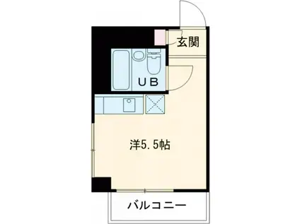 センチュリー西荻窪(ワンルーム/5階)の間取り写真