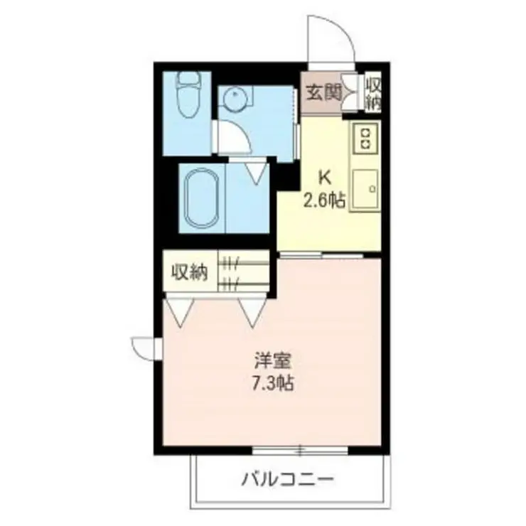 レジデンス渡田 2階階 間取り