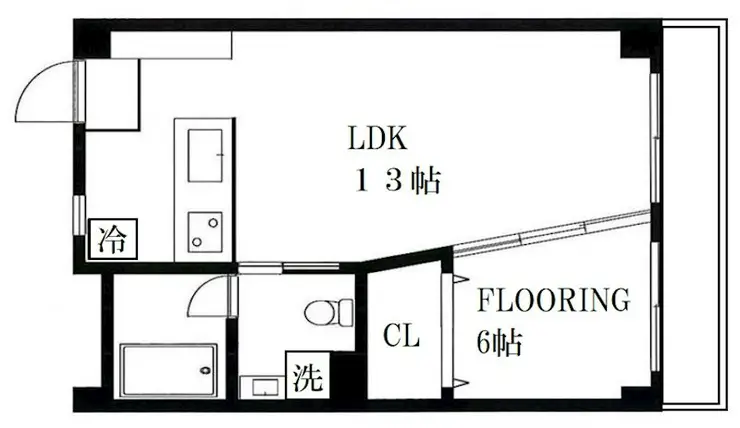 目黒ロイヤルプラザ 2階階 間取り