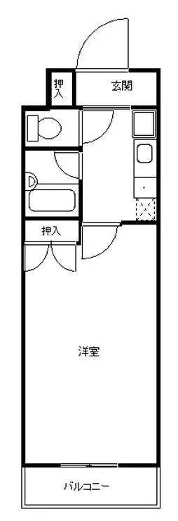 プレールカテリーナ代田橋 2階階 間取り