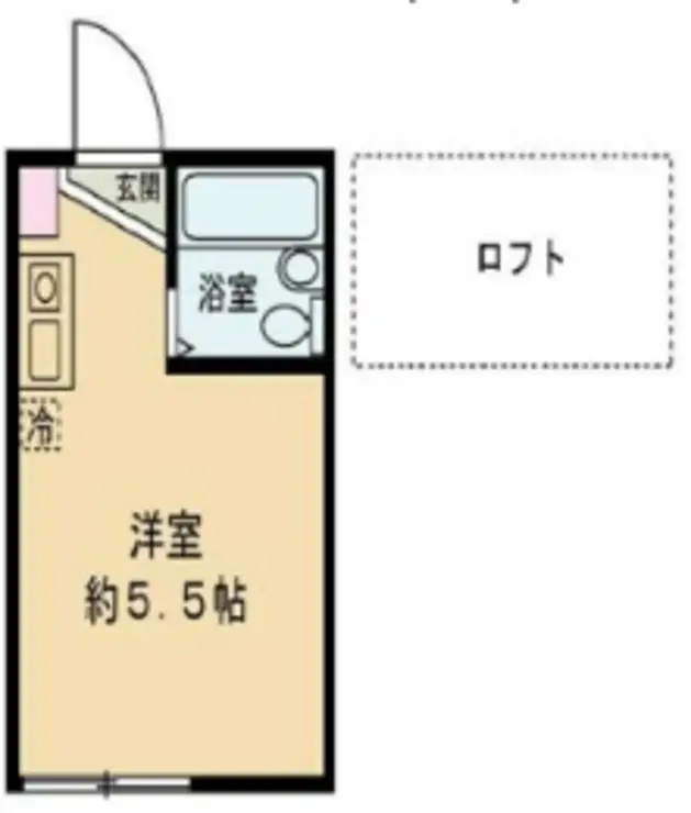 ツインクル稲田堤 2階階 間取り