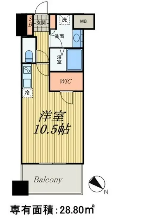 グランパレス東京八重洲アベニュー 3階階 間取り
