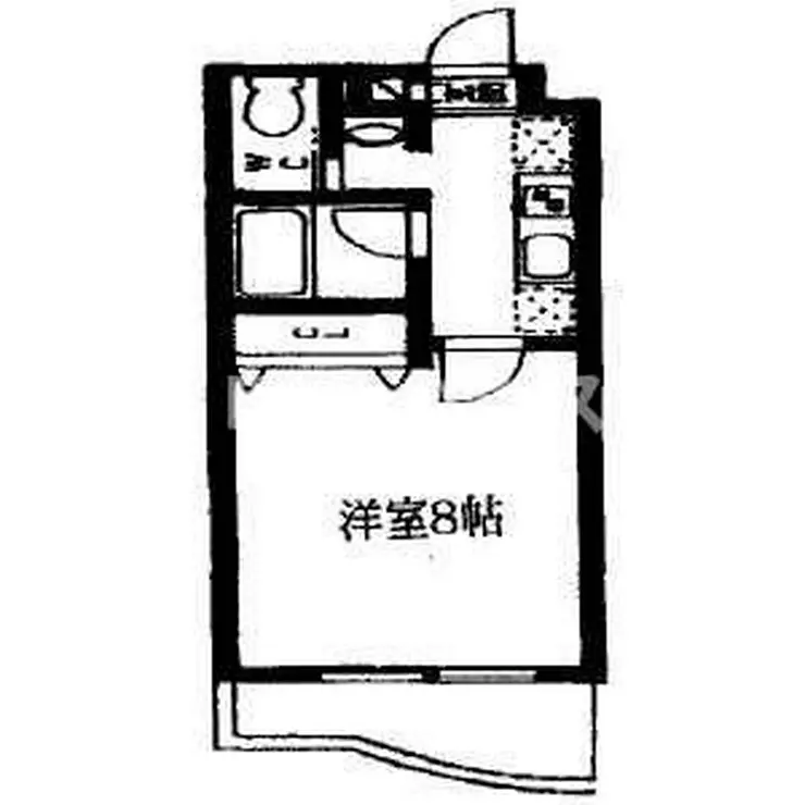 プラージュ美浜 3階階 間取り