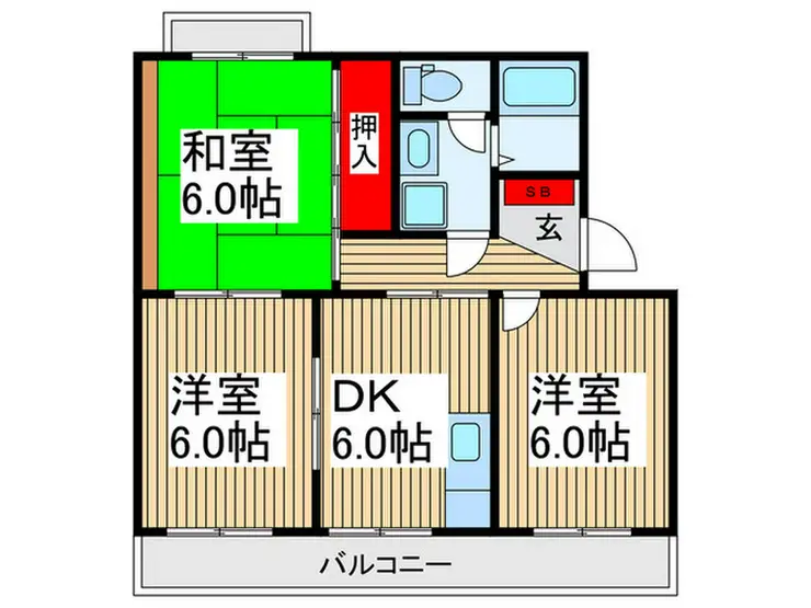 エスペランサふじみ野 4階階 間取り