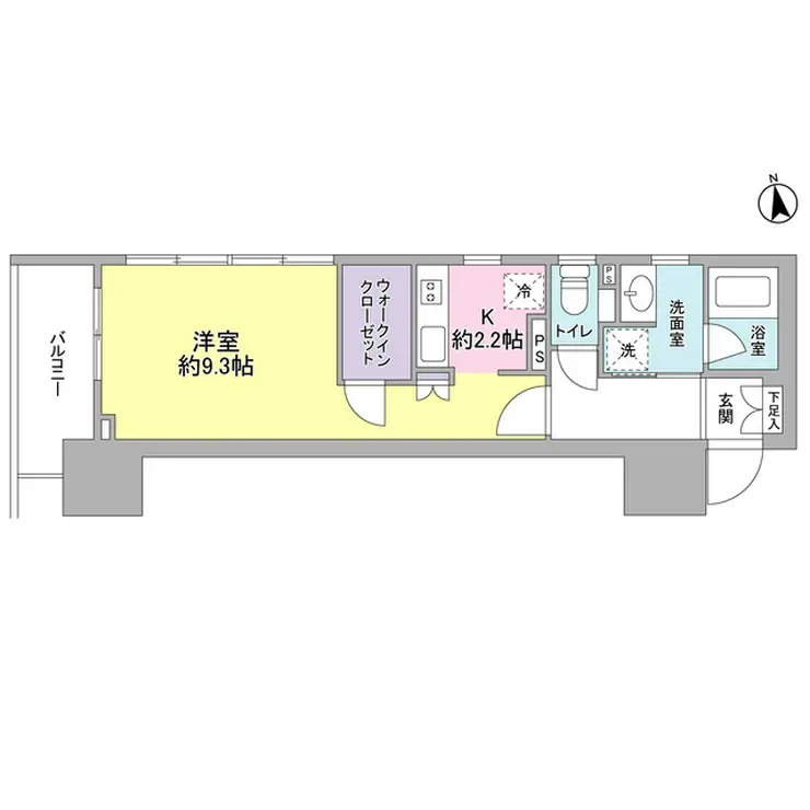 スタイリオ品川中延 7階階 間取り