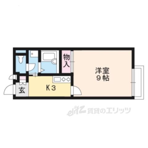 レオネクスト湖南(1K/2階)の間取り写真