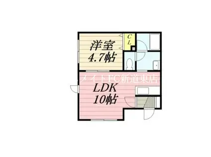 VIVO ノース27(1LDK/1階)の間取り写真