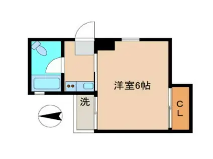 HX NAKANO(1K/6階)の間取り写真