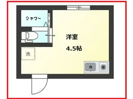 エスアールニッポリ(ワンルーム/2階)の間取り写真