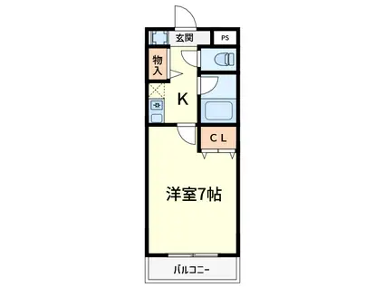 SUCCESS 52(1K/3階)の間取り写真