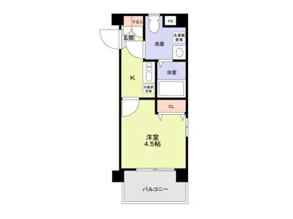 ブルーライトヨコハマ(1K/3階)の間取り写真