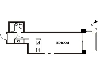 プレール馬込(ワンルーム/2階)の間取り写真